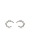 Marie Mas Radiant 18k Rose Gold Diamond Hoop Earrings In Pink