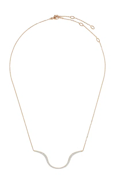 Marie Mas Radiant Chain 18k Rose Gold Diamond Necklace