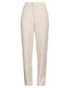Marie Méro Woman Pants Beige Size 4 Polyester, Elastane In Neutral