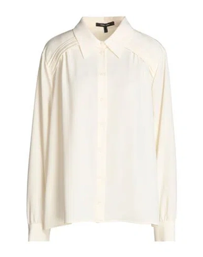 Marie Méro Woman Shirt Ivory Size 18 Polyester In White