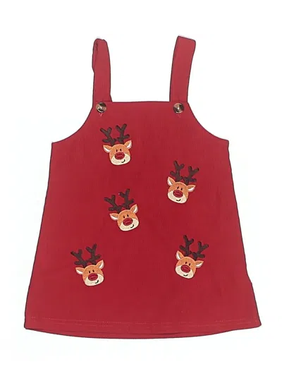 Pre-owned Marie Nicole Clothing Kids' Dress In Burgundy