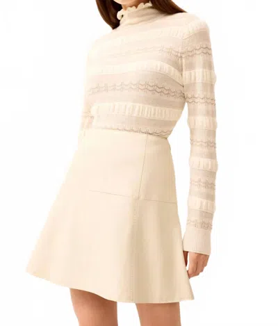 Marie Oliver Adison Long Sleeve Top In Ivory In Neutral