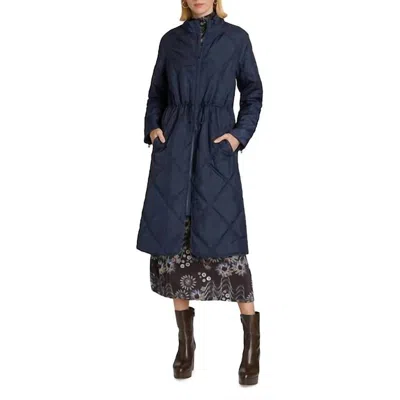 Marie Oliver Aiden Coat In Navy In Blue