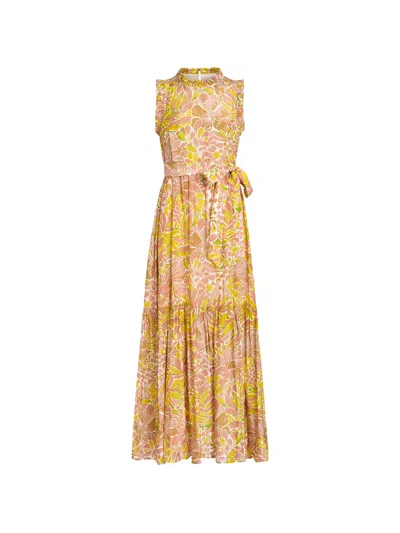 Marie Oliver Alice Floral-print Maxi Dress In Multi