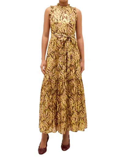 Marie Oliver Alice Maxi Dress In Wildcat In Multi