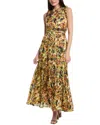 Marie Oliver Alice Silk-blend Maxi Dress