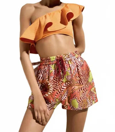 Marie Oliver Ana Short In Anemone In Red