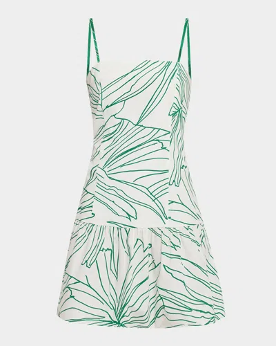 Marie Oliver Anita Drop-waist Mini Dress In Multi