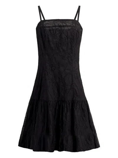 Marie Oliver Anita Embroidered Dress In Black