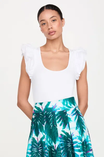Marie Oliver Anna Top In Cool White