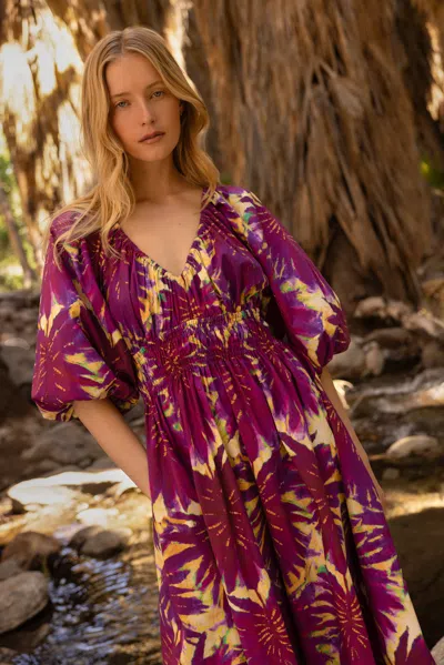 Marie Oliver Ava Dress In Boysenberry