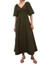 Marie Oliver Ava Dress In Rosin In Green