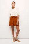 Marie Oliver Banks Short In Brandy