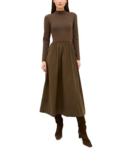 Marie Oliver Barrett Dress In Brown