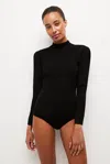 Marie Oliver Barrett Knit Bodysuit In Black