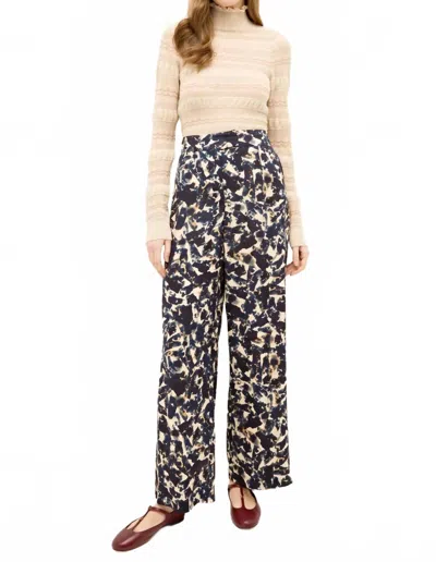 Marie Oliver Beau Wide-leg Pant In Pyrite In Brown