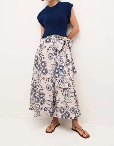 Marie Oliver Belle Shelle Top In Navy In Blue