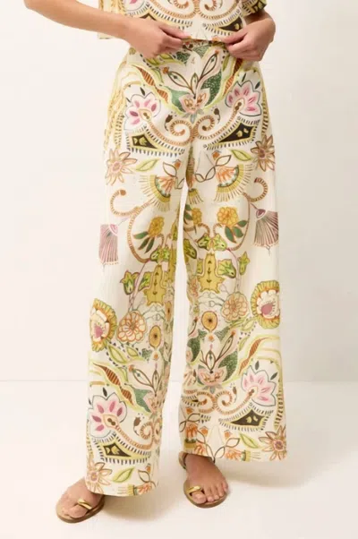 Marie Oliver Bennett Wide-leg Palazzo Pants In Haven In Neutral