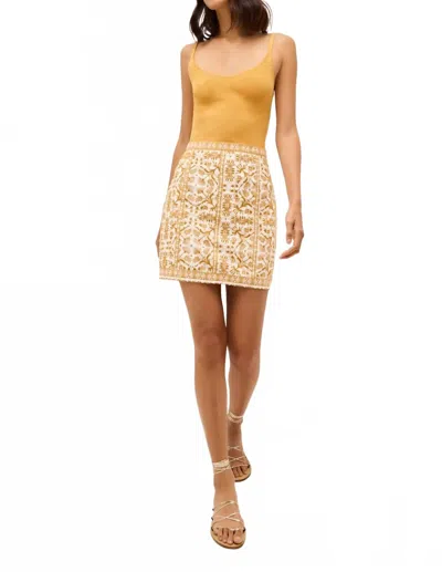 Marie Oliver Brenda Skirt In Sunflower In Yellow