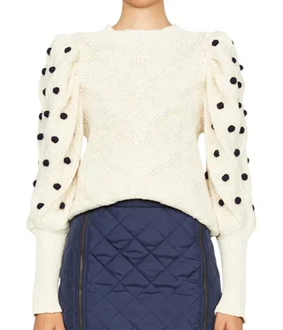 Marie Oliver Bridget Sweater In Cream In White