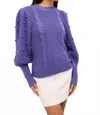 Marie Oliver Britt Sweater In Cornflower In Purple