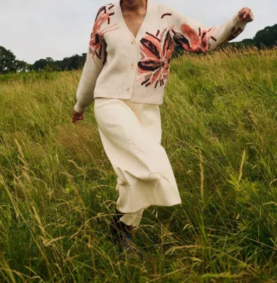Marie Oliver Calister Cardigan In Firebird