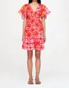 Marie Oliver Carmina Dress In Guava In Multi