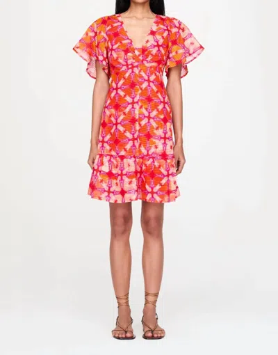 MARIE OLIVER CARMINA DRESS IN GUAVA