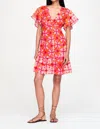 Marie Oliver Carmina Dress In Guava In Multi