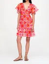 Marie Oliver Carmina Dress In Guava In Multi