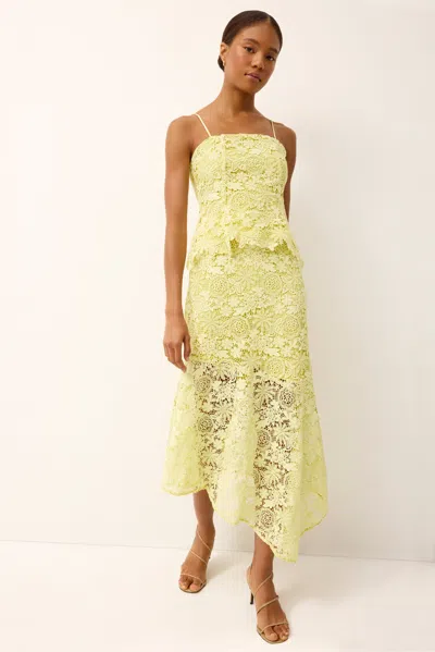 Marie Oliver Casey Skirt In Canary