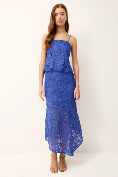 Marie Oliver Casey Skirt In Cobalt