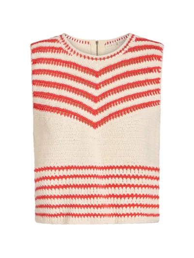 Marie Oliver Cass Striped Top In Multi
