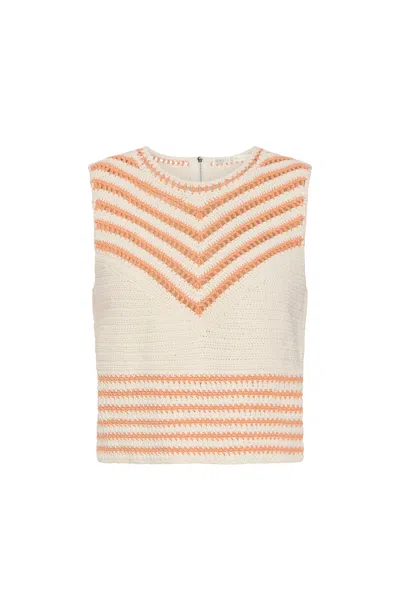 Marie Oliver Cass Top In Orange