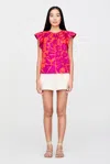Marie Oliver Cassie Top In Dahlia