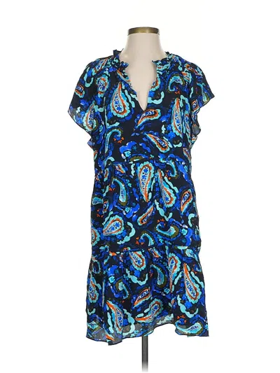 Pre-owned Marie Oliver Casual Dress In Blue
