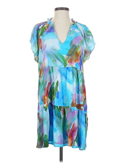 Pre-owned Marie Oliver Casual Dress In Blue