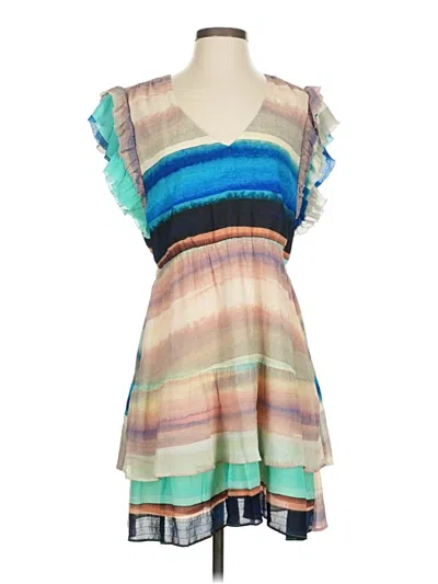 Pre-owned Marie Oliver Casual Dress In Blue