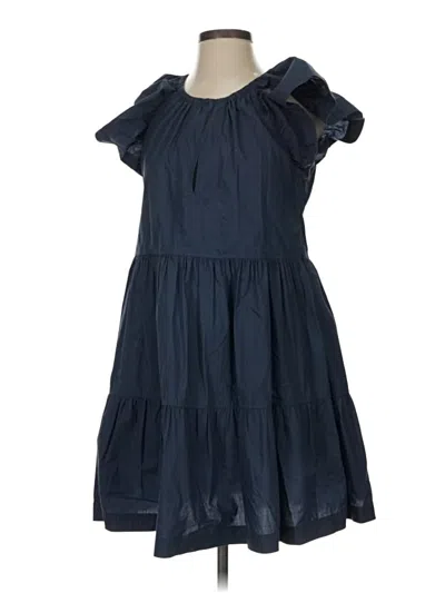 Pre-owned Marie Oliver Casual Dress In Blue