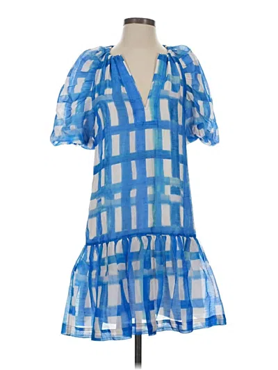 Pre-owned Marie Oliver Casual Dress In Blue
