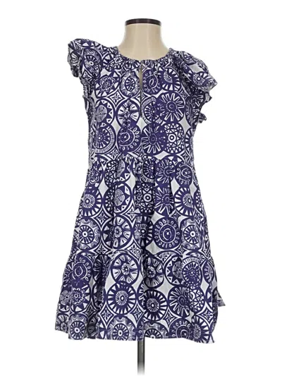 Pre-owned Marie Oliver Casual Dress In Blue