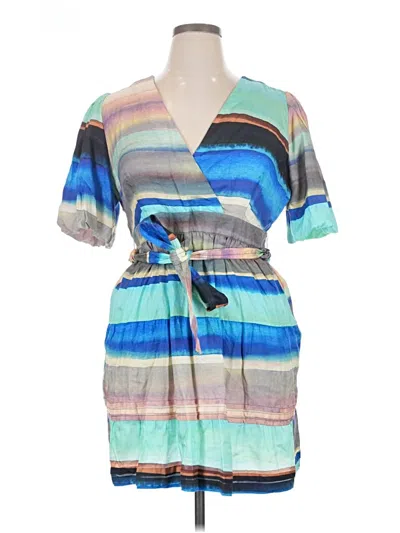 Pre-owned Marie Oliver Casual Dress In Blue