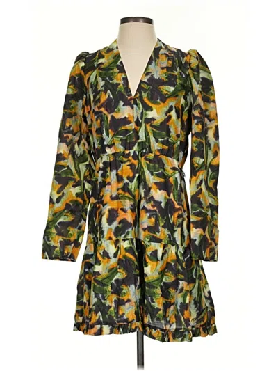 Pre-owned Marie Oliver Casual Dress In Green