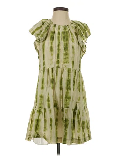 Pre-owned Marie Oliver Casual Dress In Green