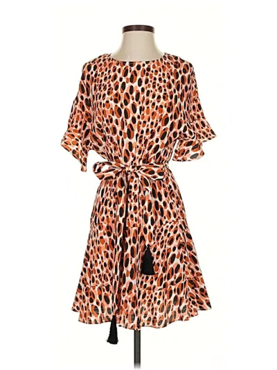 Pre-owned Marie Oliver Casual Dress In Orange