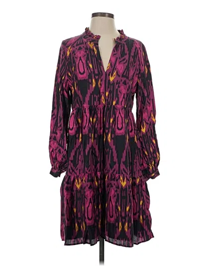 Pre-owned Marie Oliver Casual Dress In Purple