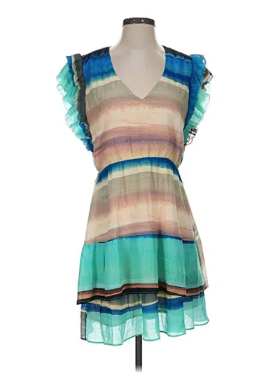 Pre-owned Marie Oliver Casual Dress In Teal