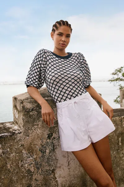Marie Oliver Cici Sweater In Lattice