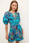 Marie Oliver Clara Dress In Amazon Azure