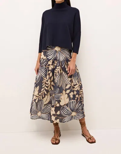 Marie Oliver Claudie Popover In Navy In Blue